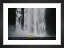 Gallery wall with picture frame in black in size 13x18 with print "Waterfall with people"