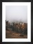 Gallery wall with picture frame in black in size 13x18 with print "Autumn and fog"